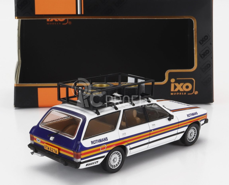 Ixo-models Ford england Granada Mkii Tourer Team Rothmans Rally Assistance 1980 1:43 Bílá Modrá Žlutá