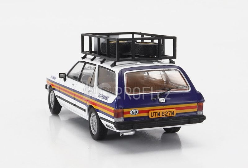 Ixo-models Ford england Granada Mkii Tourer Team Rothmans Rally Assistance 1980 1:43 Bílá Modrá Žlutá