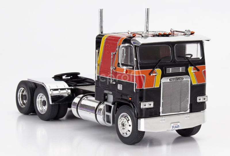 Ixo-models Freightliner Fla Tractor Truck 3-assi 1993 1:43 Černá Červená