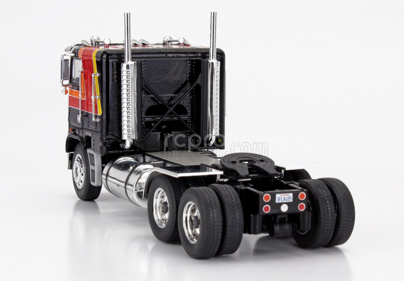 Ixo-models Freightliner Fla Tractor Truck 3-assi 1993 1:43 Černá Červená