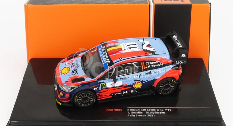 Ixo-models Hyundai I20 Coupe Wrc N 11 Rally Croatie 2021 1:43