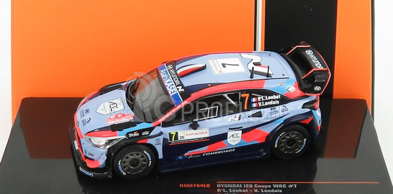 Ixo-models Hyundai I20 Coupe Wrc N 7 Rally Sardegna 2020 1:43