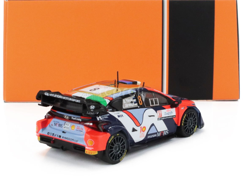 Ixo-models Hyundai I20 N Rally1 Team Shell Mobis Wrt N 8 4th Rally Croatia 2024 Ott Tanak - Martin Jarveoja 1:43 Různé