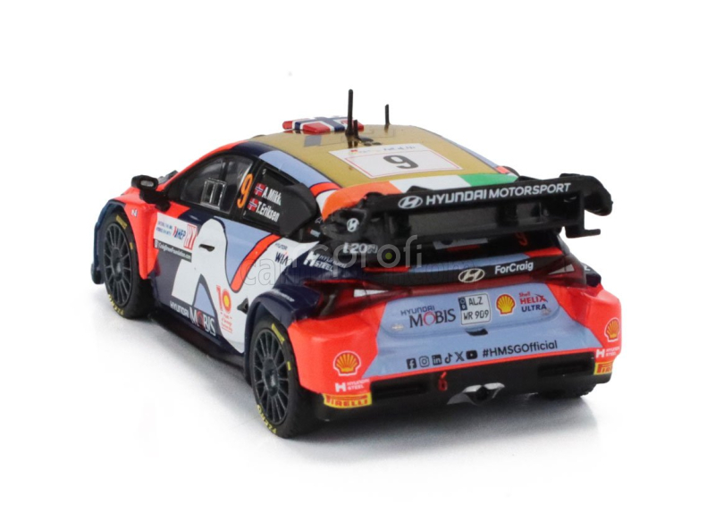 Ixo-models Hyundai I20 N Rally1 Team Shell Mobis Wrt N 9 6th Rally Croatia 2024 Andreas Mikkelsen - Torstein Eriksen 1:43 Různé