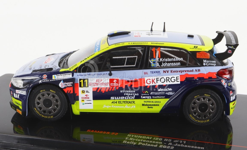 Ixo-models Hyundai I20 R5 N 11 Rally Polen 2022 1:43