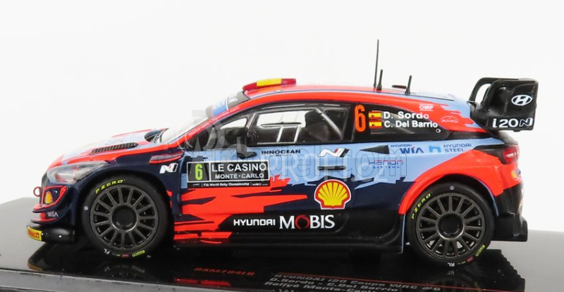 Ixo-models Hyundai I20 Wrc Coupe Mobis N 6 Rally Montecarlo 2021 1:43