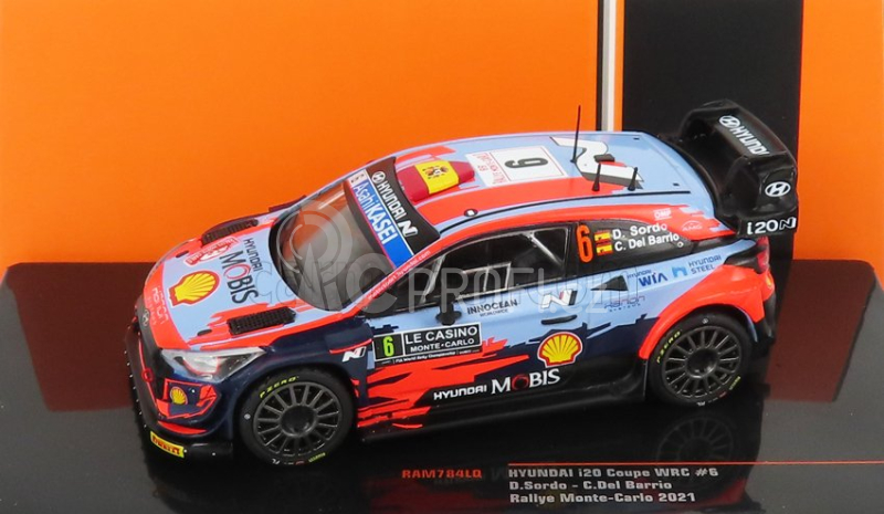 Ixo-models Hyundai I20 Wrc Coupe Mobis N 6 Rally Montecarlo 2021 1:43