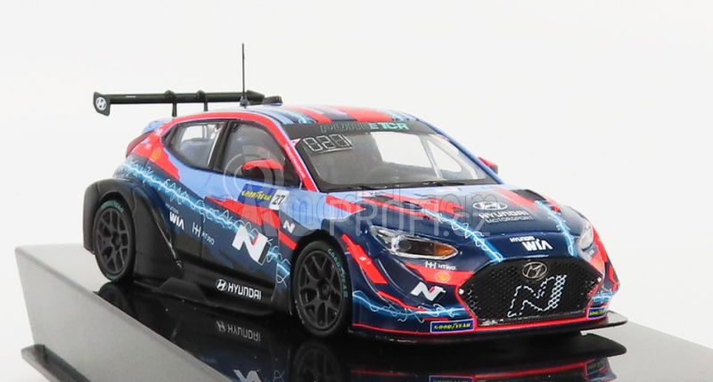 Ixo-models Hyundai Veloster N 27 Etcr Season 2021 L.filippi 1:43 2 Tóny Modré Červené