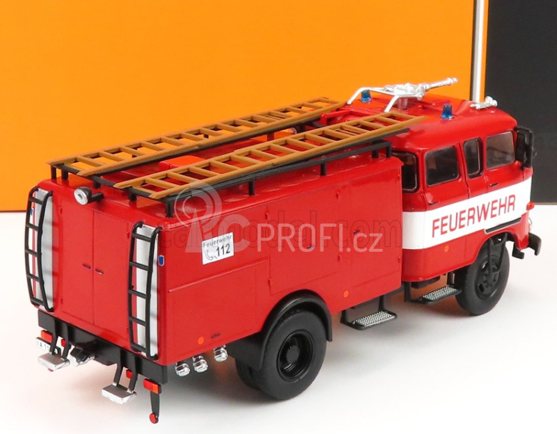 Ixo-models IFA W50 Hasičský vůz 1965 1:43, červená