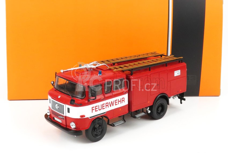 Ixo-models IFA W50 Hasičský vůz 1965 1:43, červená