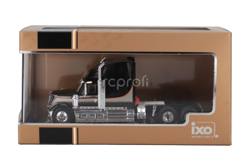 Ixo-models International Lonestar Tractor Truck 3-assi 2010 1:64 Black