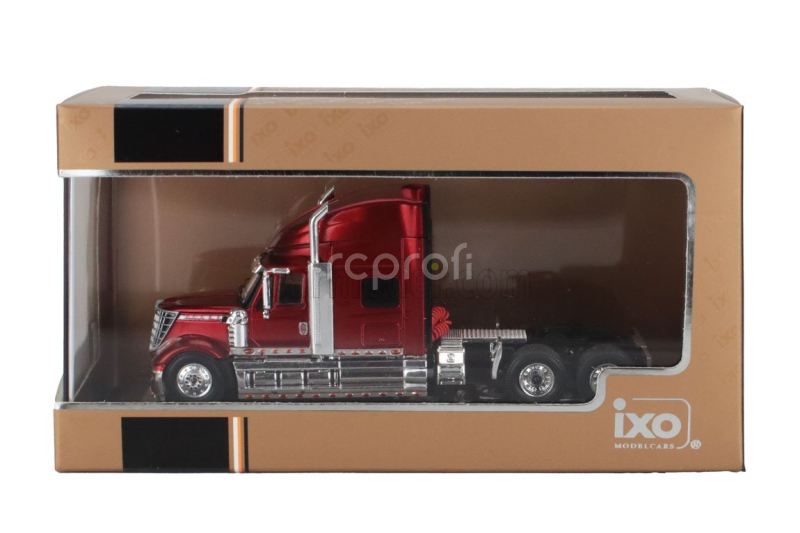 Ixo-models International Lonestar Tractor Truck 3-assi 2010 1:64 Red