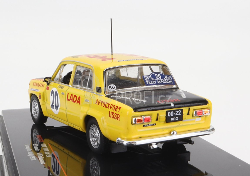 Ixo-models Lada fiat 1600r N 20 Ally Acropolis 1978 1:43, žlutá