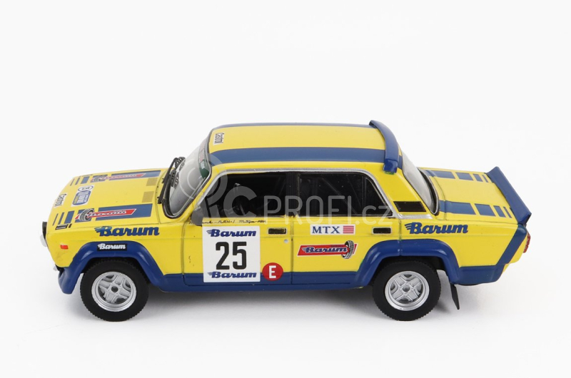 Ixo-models Lada fiat 2105 Mtx (night Version) N 25 Rally Barum 1983 1:43, žlutá