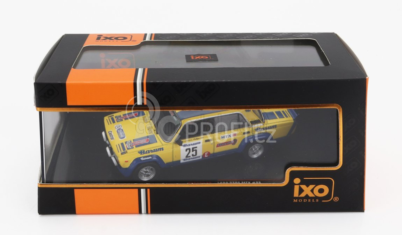 Ixo-models Lada fiat 2105 Mtx (night Version) N 25 Rally Barum 1983 1:43, žlutá