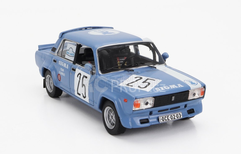 Ixo-models Lada fiat 2105 Vfts N 25 Rally Pribram 1986 1:43, modrá