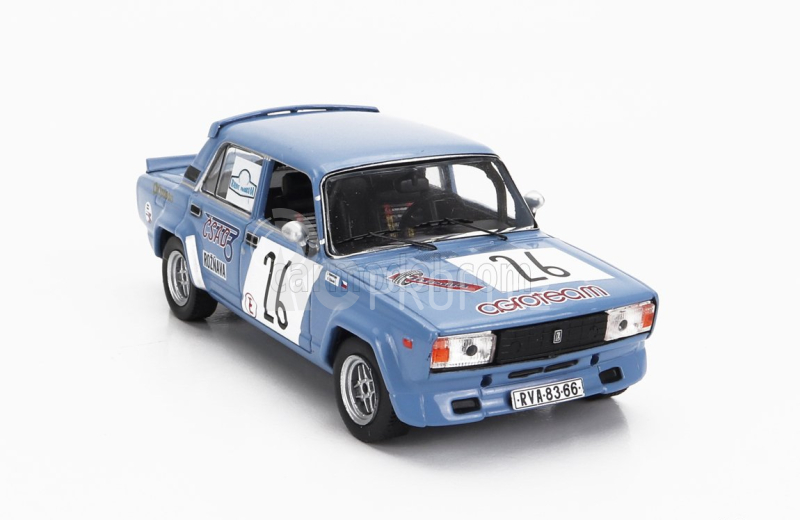 Ixo-models Lada fiat 2105 Vfts N 26 Rally Pribram 1986 1:43, modrá