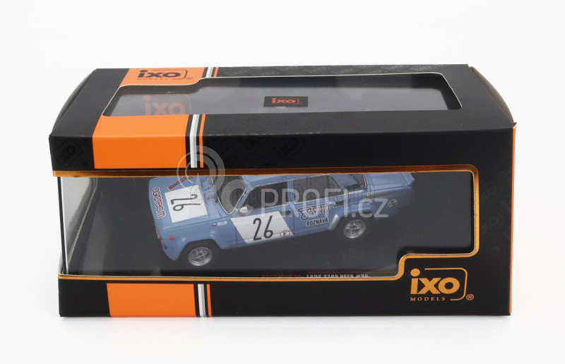Ixo-models Lada fiat 2105 Vfts N 26 Rally Pribram 1986 1:43, modrá