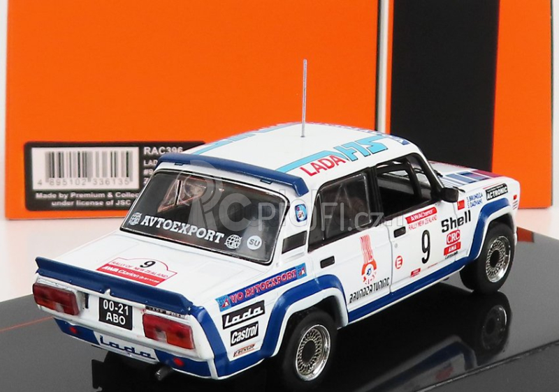 Ixo-models Lada fiat 2105 Vfts N 9 Rally New Zealand 1985 S.brundza - A.dadvani 1:43 Bílá Modrá