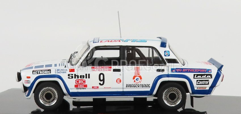 Ixo-models Lada fiat 2105 Vfts N 9 Rally New Zealand 1985 S.brundza - A.dadvani 1:43 Bílá Modrá