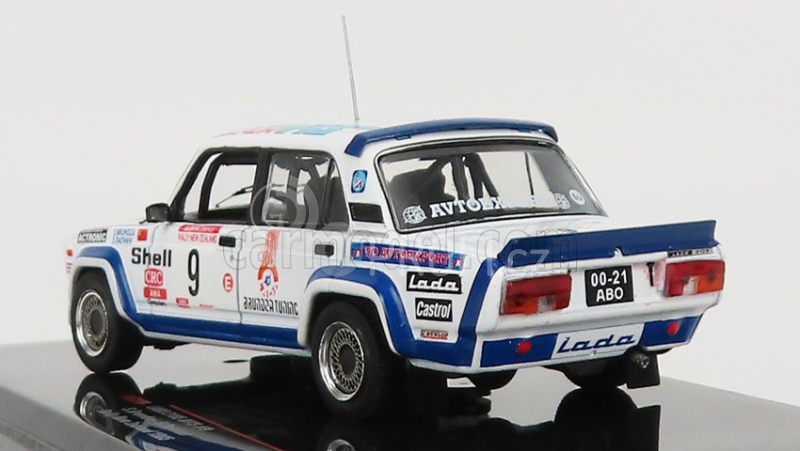 Ixo-models Lada fiat 2105 Vfts N 9 Rally New Zealand 1985 S.brundza - A.dadvani 1:43 Bílá Modrá