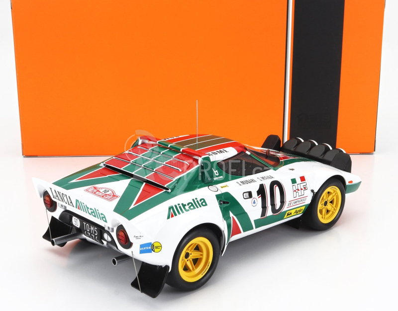 Ixo-models Lancia Stratos Hf Team Alitalia (night Version) N 10 1:18, bílá
