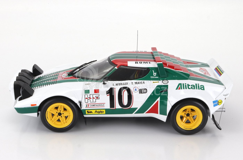 Ixo-models Lancia Stratos Hf Team Alitalia (night Version) N 10 1:18, bílá