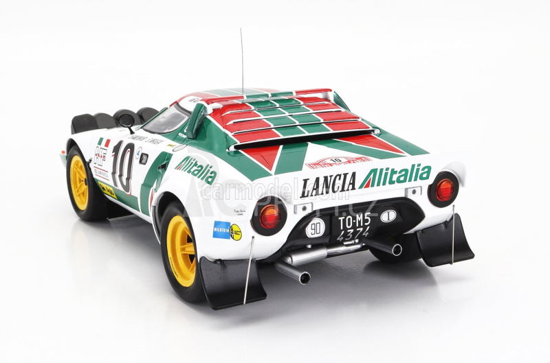 Ixo-models Lancia Stratos Hf Team Alitalia (night Version) N 10 1:18, bílá