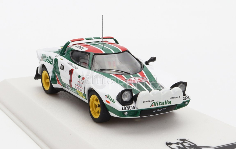 Ixo-models Lancia Stratos Hf Team Alitalia (night Version) N 10 1:43, bílá
