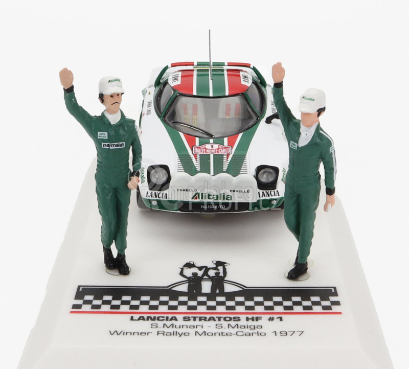 Ixo-models Lancia Stratos Hf Team Alitalia (night Version) N 10 1:43, bílá