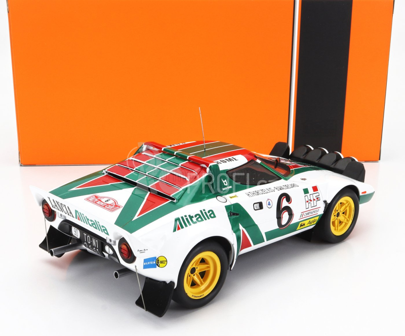 Ixo-models Lancia Stratos Hf Team Alitalia (night Version) N 6 1:18, bílá