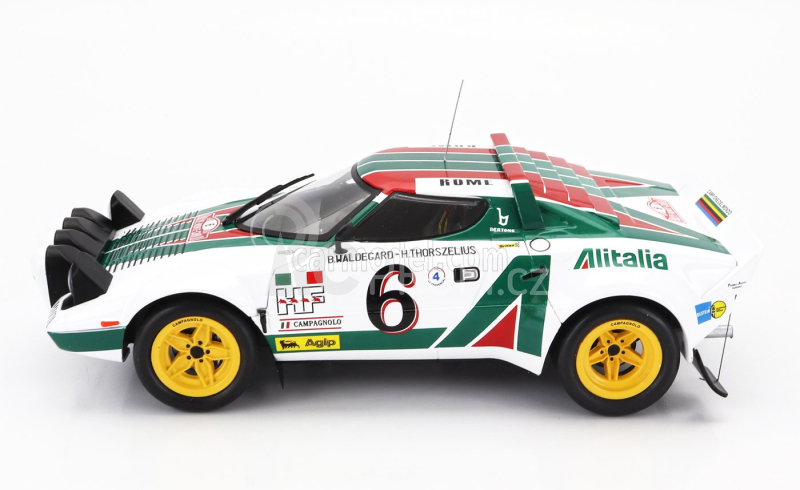 Ixo-models Lancia Stratos Hf Team Alitalia (night Version) N 6 1:18, bílá