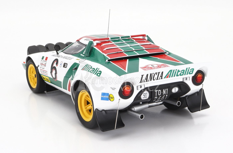 Ixo-models Lancia Stratos Hf Team Alitalia (night Version) N 6 1:18, bílá