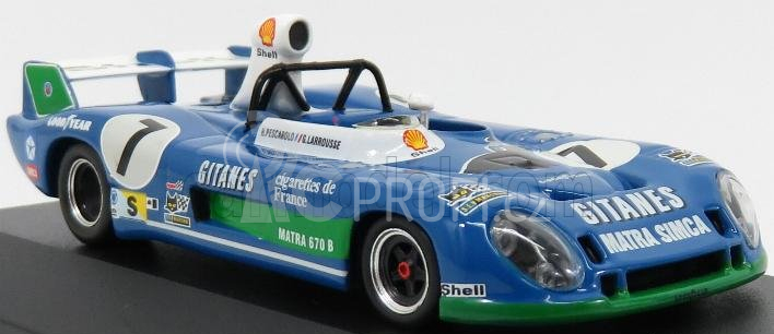 Ixo-models Matra simca Ms670b 3.0l V12 Team Matra Sport N 7 1:43, modrá