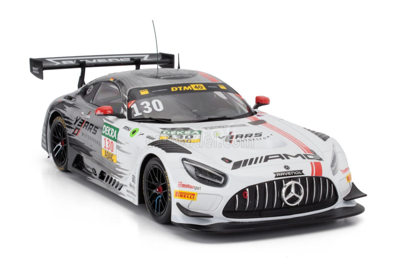 Ixo-models Mercedes benz Amg Gt3 Evo 6.2l V8 Team Winward N 130 Dtm Season 2024 Maro Engel 1:18 Bílá Šedá