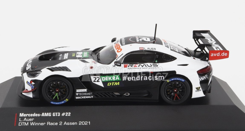 Ixo-models Mercedes benz Amg Gt3 Evo Team Winward N 22 1:43, bíločerná