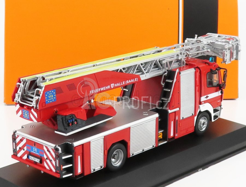 Ixo-models Mercedes benz Atego Dlk 23/12 Hasičský vůz Cestello 2018 1:43, červená