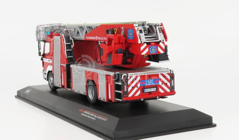 Ixo-models Mercedes benz Atego Dlk 23/12 Hasičský vůz Cestello 2018 1:43, červená