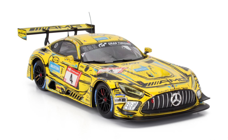 Ixo-models Mercedes benz Gt3 Amg Evo Team Bilstein By Hrt N 4 3rd 24h Nurburgring 2023 Raffaele Marciello - Philip Ellis - Luca Stolz - Edoardo Mortara 1:18 Žlutá