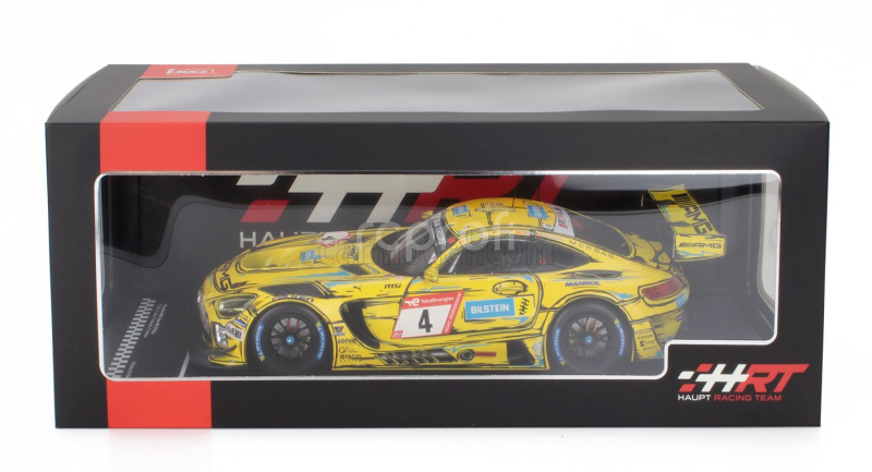Ixo-models Mercedes benz Gt3 Amg Evo Team Bilstein By Hrt N 4 3rd 24h Nurburgring 2023 Raffaele Marciello - Philip Ellis - Luca Stolz - Edoardo Mortara 1:18 Žlutá