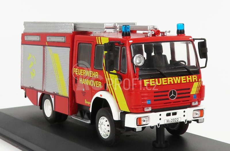 Ixo-models Mercedes benz Lf16/12 Hasičský vůz Hannover 1995 1:43, červená