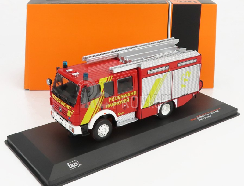 Ixo-models Mercedes benz Lf16/12 Hasičský vůz Hannover 1995 1:43, červená