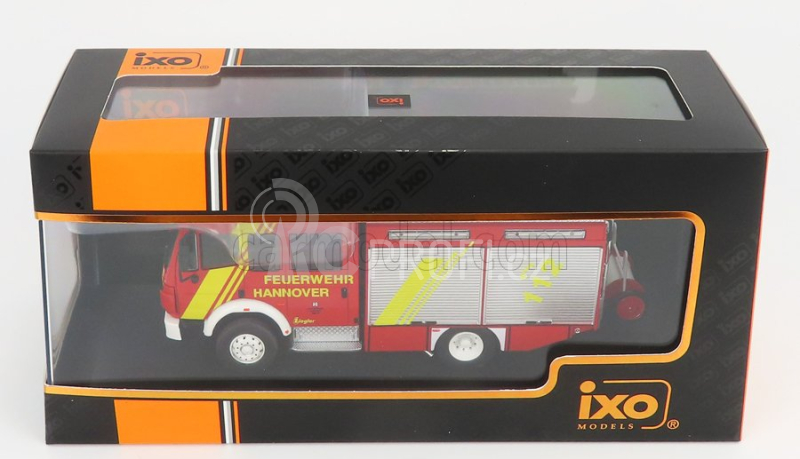 Ixo-models Mercedes benz Lf16/12 Hasičský vůz Hannover 1995 1:43, červená