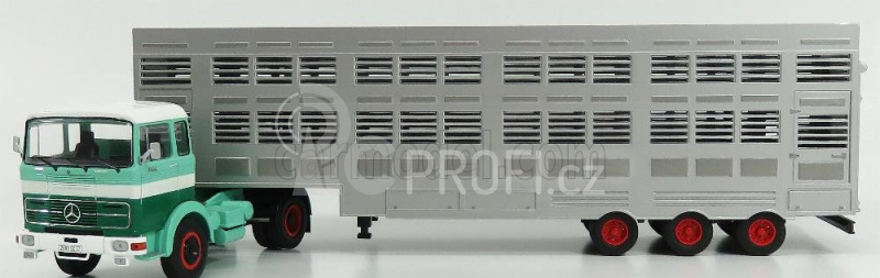 Ixo-models Mercedes benz Lps 1632 Přepravník zvířat 1970 1:43