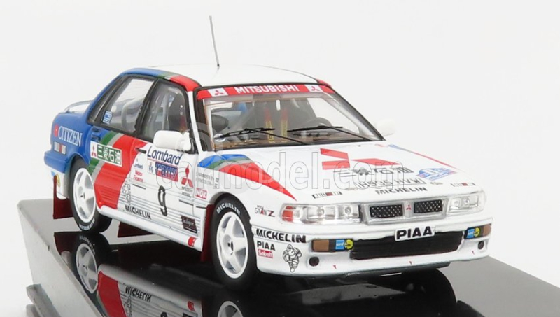 Ixo-models Mitsubishi Galant Vr-4 N 9 2nd Rally Rac Lombard 1990 1:43, bílá
