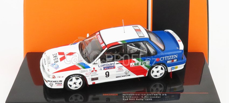 Ixo-models Mitsubishi Galant Vr-4 N 9 2nd Rally Rac Lombard 1990 1:43, bílá