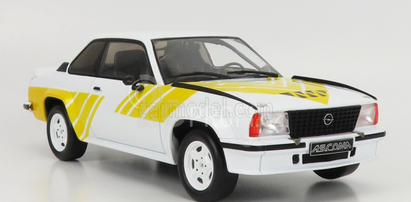 Ixo-models Opel Ascona B 400 1982 1:18 Bílá Žlutá