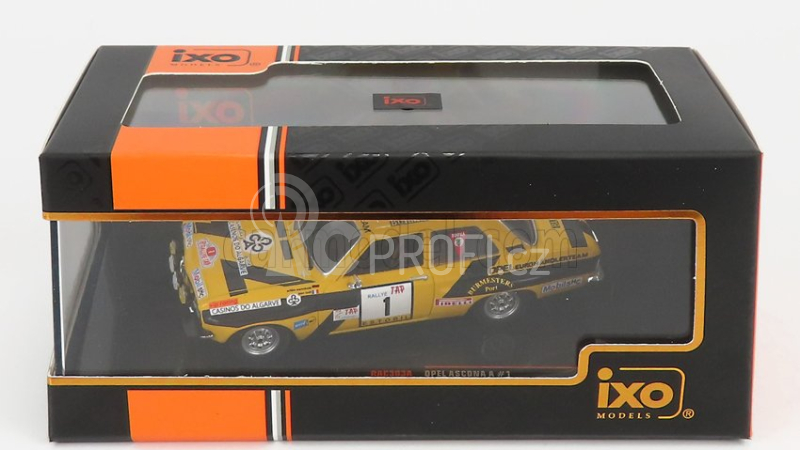 Ixo-models Opel Ascona Team Handler N 1 Rally Portugal 1974 1:43, žlutá