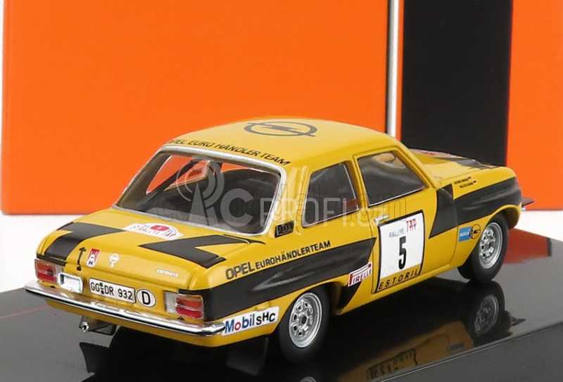 Ixo-models Opel Ascona Team Handler N 5 Rally Portugal 1974 1:43, žlutá