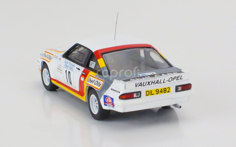 Ixo-models Opel Manta 400 Team Gm Dealer Sport N 10 3rd Rally Manx 1985 Bertie Fisher - Austin Frazer 1:43 Bílá Červená Žlutá